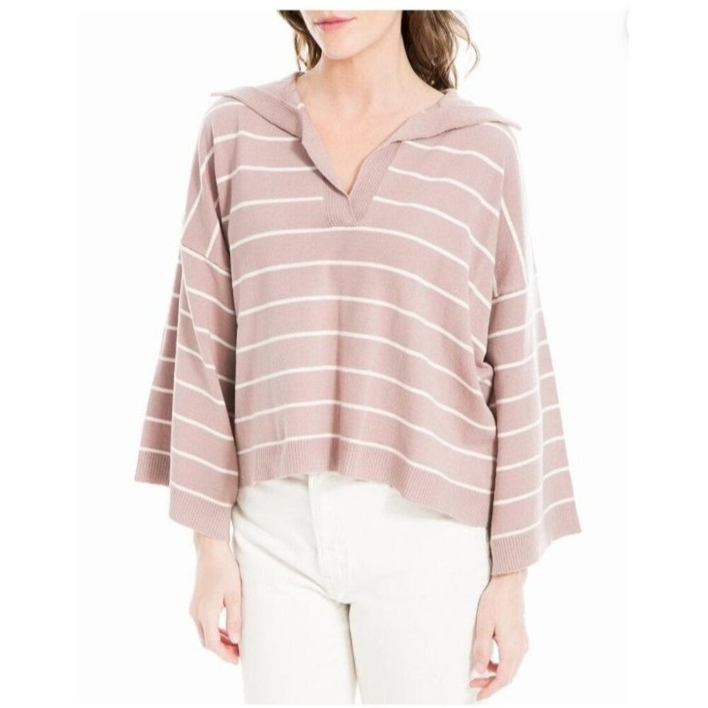 New Max Studio Pullover Cropped Sweater Size L